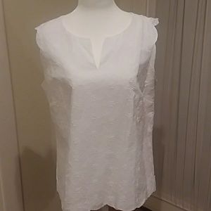 NWT Talbots eyelet tank